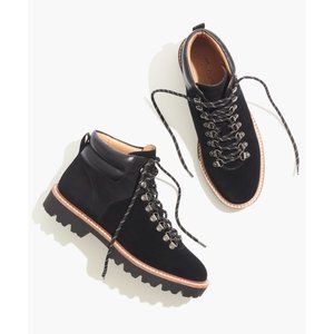 BRAND NEW in BOX Madewell Leather Citywalk Lugsole Hiker Boots Shoes J.Crew Sz 7